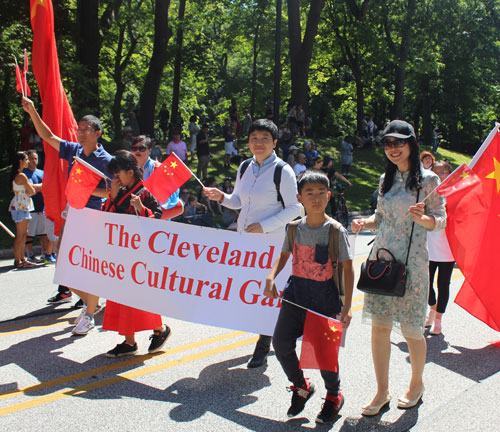 Parade of Flags at 2019 Cleveland One World Day - Chinese